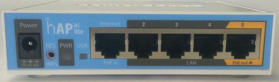 маршрутизатор MikroTik hAP ac lite 