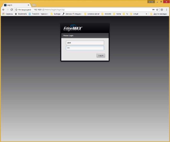 Интерфейс EDGESwitch