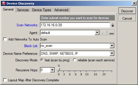 Окно мастера автообнаружения устройств Рисунок 4.6 — Окно мастера автообнаружения устройств
