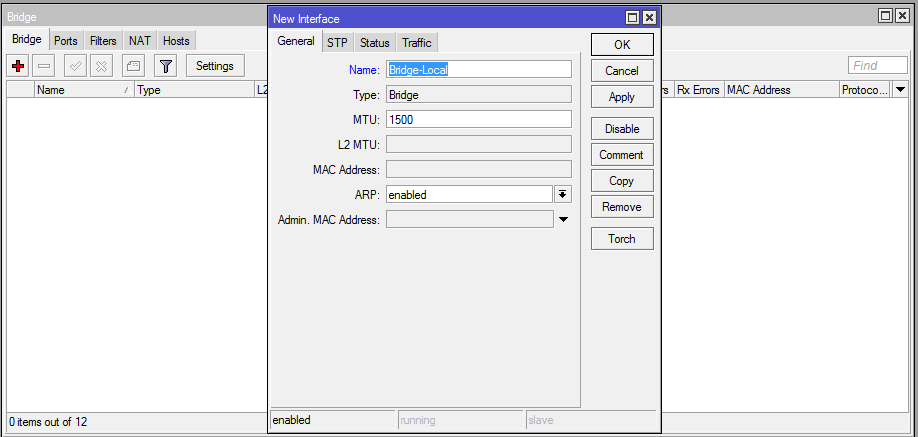 Настройка Микротик