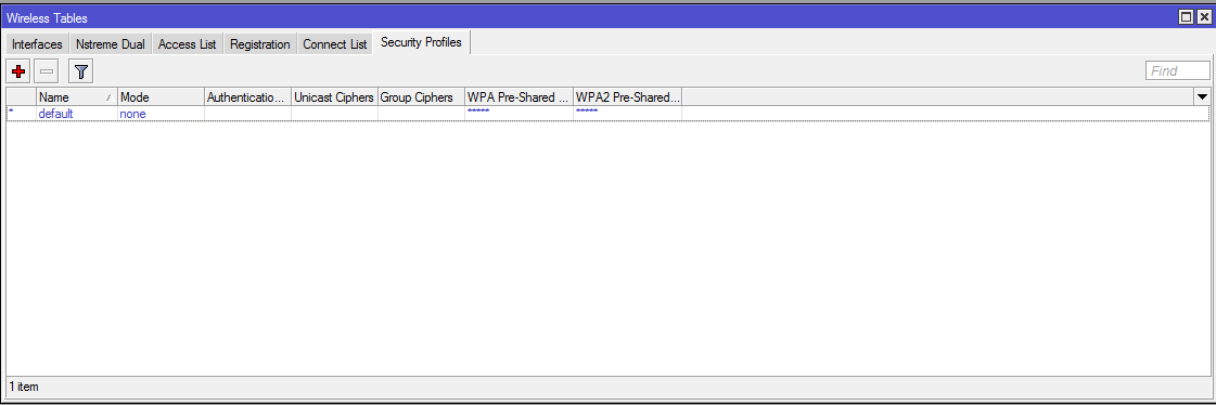 Настройка Микротик