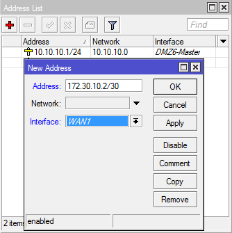 Настройка Микротик