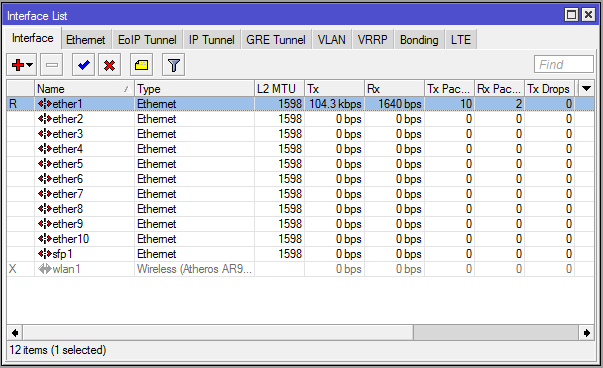 Настройка Микротик