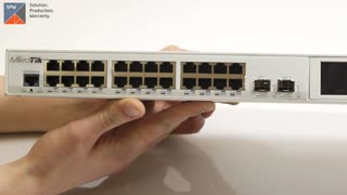 Видеообзор коммутатора MikroTik CRS226-24G-2S+RM